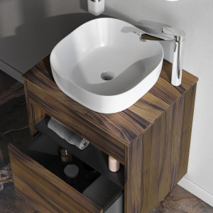 Мебель для ванной AM.PM Func 60 дуб крафт, со столешницей, раковина M8FWCC30430WG