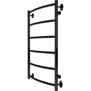 Полотенцесушитель водяной Indigo Arc LASW70-30BR-б/п-50 боковое подключение, черный муар