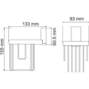 Купить Держатель освежителя воздуха Wasserkraft Lopau K-6045 в Москве с доставкой Держатель освежителя воздуха Wasserkraft Lopau K-6045