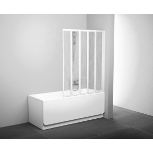 Купить Шторка на ванну Ravak VS5 Rain, профиль белый в Москве с доставкой Шторка на ванну Ravak VS5 Rain, профиль белый