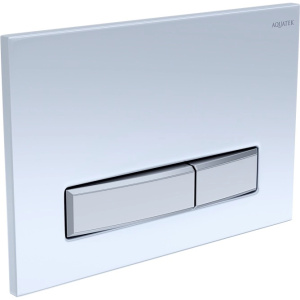 Кнопка смыва Aquatek Slim KDI-0000022 белая