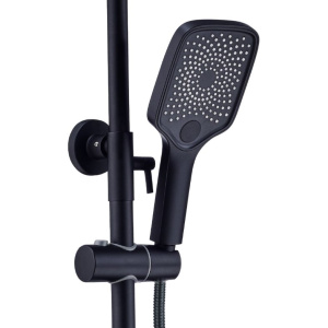 Купить Душевая стойка BOCH MANN Vettorre BM9651 с термостатом, с гигиеническим душем, черный в Москве с доставкой Душевая стойка BOCH MANN Vettorre BM9651 с термостатом, с гигиеническим душем, черный