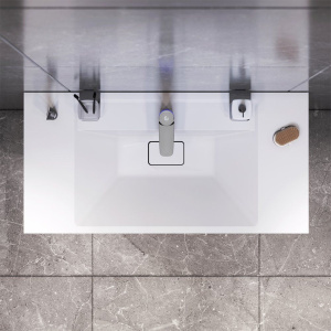 Купить Тумба с раковиной AM.PM Inspire V2.0 100 графит матовый в Москве с доставкой Тумба с раковиной AM.PM Inspire V2.0 100 графит матовый