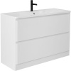 Мебель для ванной BelBagno Albano 120 напольная, bianco lucido, белая глянцевая раковина