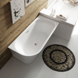 Акриловая ванна BelBagno BB410-1700-780-R без опоры 170x80 см, со сливом-переливом