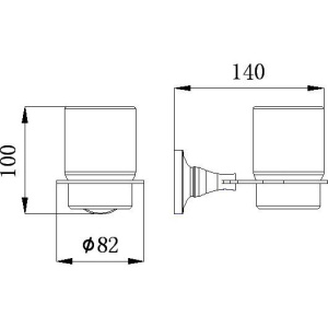 Стакан Rush Corsica CO42310