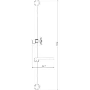 Душевая штанга Haiba HB8010