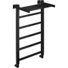 Полотенцесушитель водяной Comfysan Marte-K W-6 80х40 черный матовый