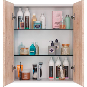 Шкаф Lemark Combi 60 дуб кантри, белый глянцевый