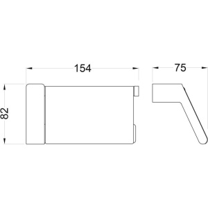 Держатель туалетной бумаги Timo Torne 43042/03 черный матовый