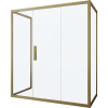 Душевой уголок Kubele DE019 R3U-MAT-BR 140х90 см, профиль бронза