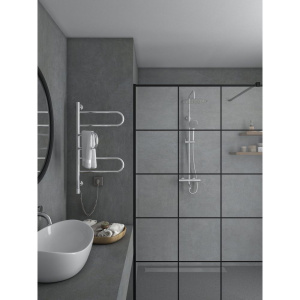 Полотенцесушитель электрический Vincea VTD-1R2CE 44x80 хром