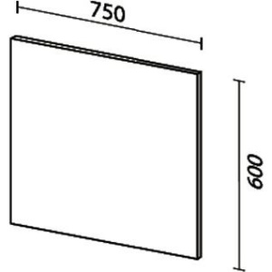 Купить Зеркало Sanvit Кубэ 75 в Москве с доставкой Зеркало Sanvit Кубэ 75