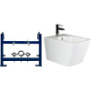 Комплект Биде Ceramicanova Metric CN3008 + Инсталляция STWORKI 540201
