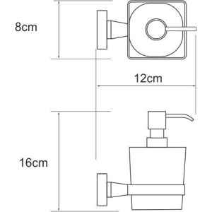 Дозатор Wasserkraft Dill K-3999