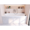 Ванна из искусственного камня Marmo Bagno Лючия 180x80 см, с ножками