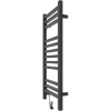 Полотенцесушитель электрический Laris Астор ЧКЧ П12 350/900 черный, L
