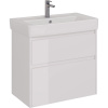 Мебель для ванной Lemark Combi 80, белая глянцевая