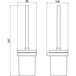 Ершик Timo Petruma 15261/03 черный