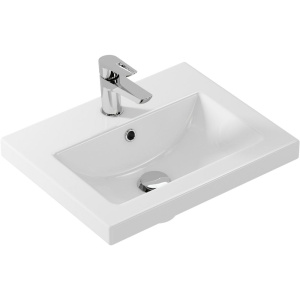 Купить Тумба с раковиной Бриклаер Вега 50 белая в Москве с доставкой Тумба с раковиной Бриклаер Вега 50 белая