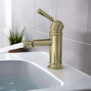 Смеситель для биде Aquatek Классик AQ1518PG полированное золото