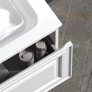 Тумба с раковиной Sancos Very 120 bianco, раковина CN7017