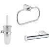 Набор Wasserkraft Berkel Держатель туалетной бумаги K-6896 + Ершик K-6827 + Полотенцедержатель