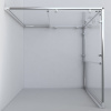 Душевой уголок Vincea Garda VSS-1G900CL 90x90, профиль хром, стекло прозрачное