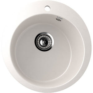 Комплект Мойка кухонная Ulgran U-405 -331 белая + Смеситель U-007 -331 белый