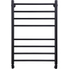 Полотенцесушитель водяной Comfysan Luce W-8 80х50 черный матовый