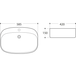 Купить Раковина Art&Max AM-78374 белая в Москве с доставкой Раковина Art&Max AM-78374 белая