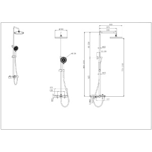Купить Душевая стойка Aquatek Вега AQ2043CR хром в Москве с доставкой Душевая стойка Aquatek Вега AQ2043CR хром