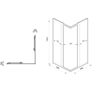 Купить Душевой уголок Triton Вента-Блэк Щ0000054477 100х100 в Москве с доставкой Душевой уголок Triton Вента-Блэк Щ0000054477 100х100
