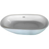 Акриловая ванна Ceruttispa Como 7386 170x75 см, отдельностоящая, овальная, с ножками, со сливом-переливом