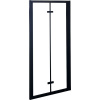 Душевая дверь в нишу Ceruttispa Bella D91B 90 см, профиль черный
