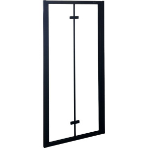 Душевая дверь в нишу Ceruttispa Bella D91B 90 см, профиль черный