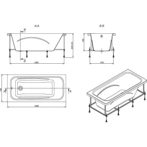 Ванна Roca Line ZRU9302982 150x70, акрил