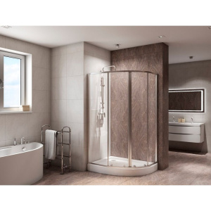 Душевой уголок BelBagno Due RH 2 100/80 C Cr