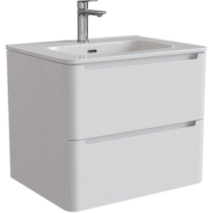Купить Тумба с раковиной IDDIS Edifice 60 подвесная, белая в Москве с доставкой Тумба с раковиной IDDIS Edifice 60 подвесная, белая