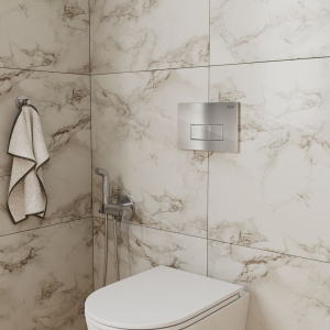 Кнопка смыва D&K Rhein хром