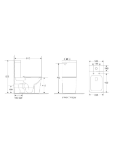 Купить Унитаз компакт WeltWasser GELBACH 001 ST GL-WT (10000006090) в Москве с доставкой Унитаз компакт WeltWasser GELBACH 001 ST GL-WT (10000006090)