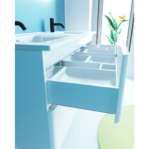 Купить Мебель для ванной Sanvit Форма 120 белая, подвесная в Москве с доставкой Мебель для ванной Sanvit Форма 120 белая, подвесная