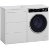 Тумба с раковиной Brevita Grafit 60 L, под стиральную машину, раковина Гавана