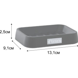 Мыльница Fixsen Black Wood FX-401-4 черная