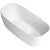 Акриловая ванна Vincea VBT-631 170x75 см, отдельностоящая, овальная, со сливом-переливом, с донным клапаном
