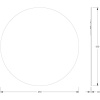 Зеркало круглое Evoform Primary BY 0042 65