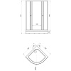 Душевой уголок Triton Лайт А 90х90 с поддоном