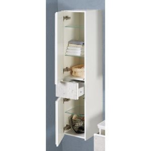 Шкаф-пенал Roca Ronda L, белый, бетон