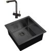 Комплект Мойка кухонная Zorg Light + Смеситель Inox SZR-7039 GRAFIT графит