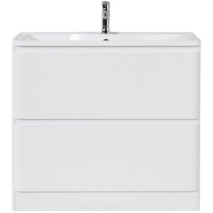 Тумба с раковиной BelBagno Albano 90 напольная, bianco lucido